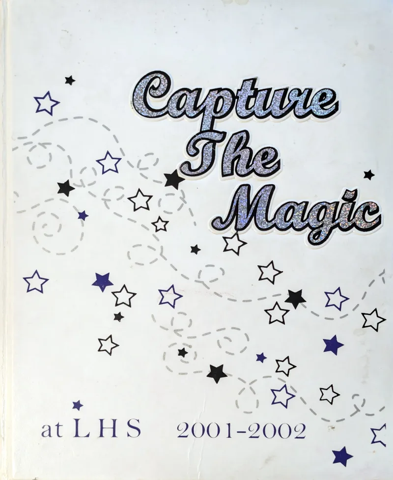 The original Capture the Magic yearbook cover, Lehi High School 2002